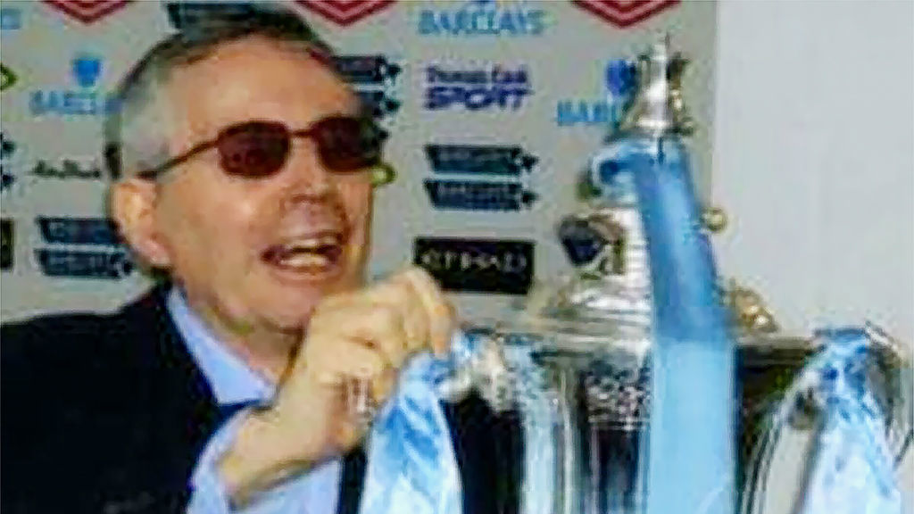 MAGIC MOMENT : Frank pictured holding the FA Cup aloft after our 2011 triumph