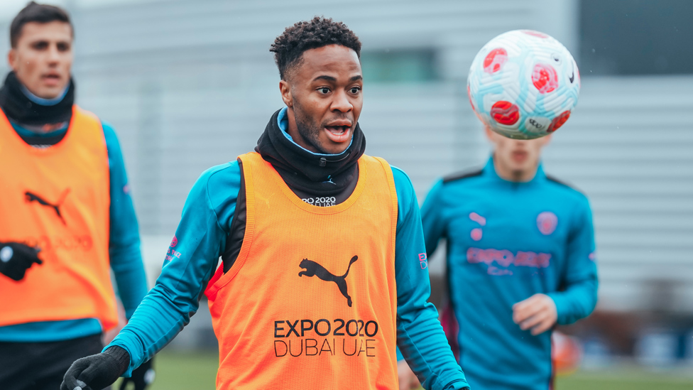 FOCUS TIME: Raheem Sterling is a study in concentration