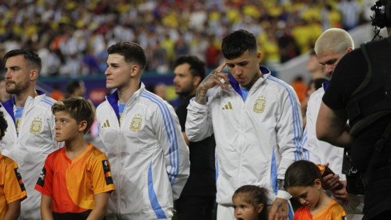 Julian Alvarez played the full 97 minutes as Argentina beat Colombia 1-0 after extra time in Florida to retain their Copa America title