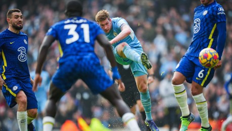 KDB Cam: Every touch of De Bruyne vs Chelsea