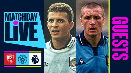 Bournemouth v City: Curle and Howey our Matchday Live guests 