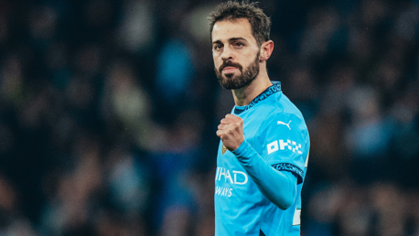 FIST PUMP: Bernardo celebrates.