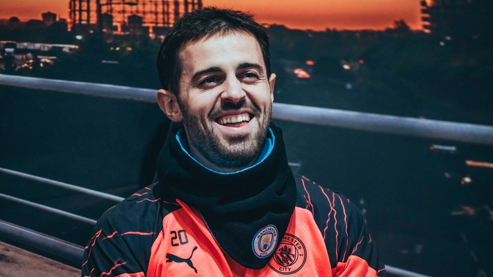 BUZZING BERNARDO  : Our playmaking midfielder, fresh from derby delight, in fine spirits ahead of UCL Round of 16 decider