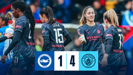 Short highlights: Brighton 1-4 City