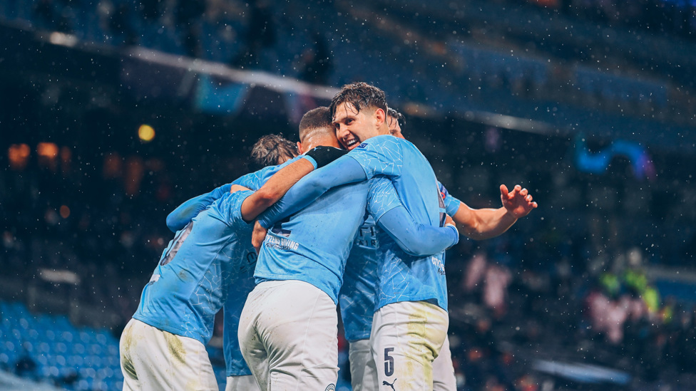 BREAKING NEW GROUND: Stones helps City shutout PSG to reach a maiden Champions League final in April 2021.