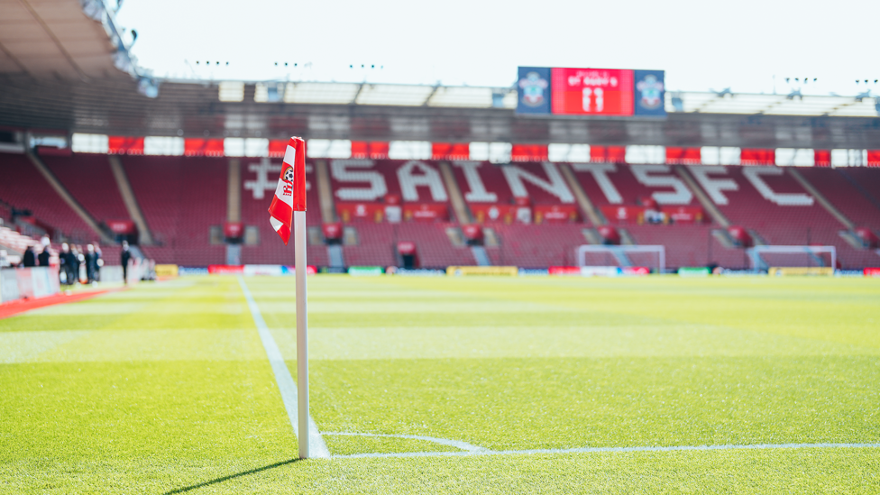 GROUND FORCE: The St Mary's Stadium ahead of kick-off.