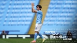 EL MAGO: Silva makes his way off the pitch after his final league appearance for City.