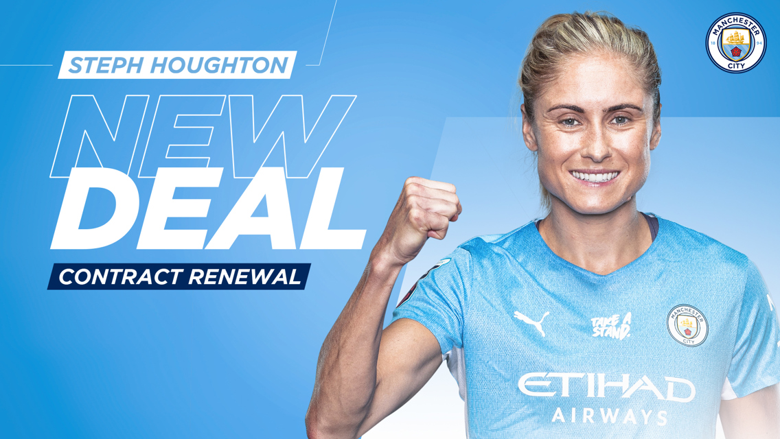 Steph Houghton extends City stay