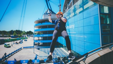 Brave fundraisers complete Etihad Abseil