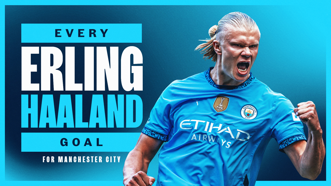 Watch: Haaland's 100 goals for City