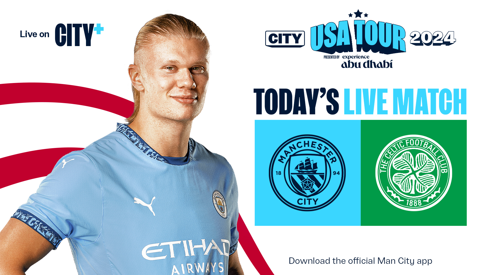 WATCH LIVE: City v Celtic, USA Tour 2024/25