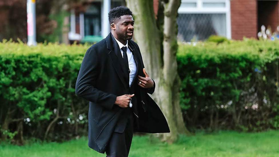 Former City player Kolo Toure paid his respects.