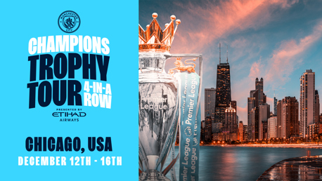 City’s 4-In-A-Row Trophy Tour is heading to Chicago!