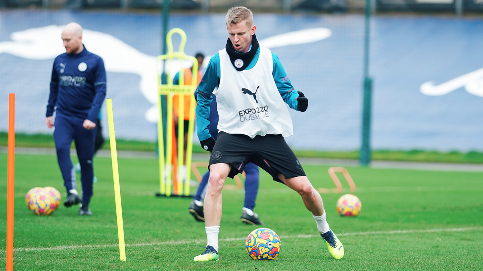 PASS MASTER: Oleks Zinchenko goes through his repertoire