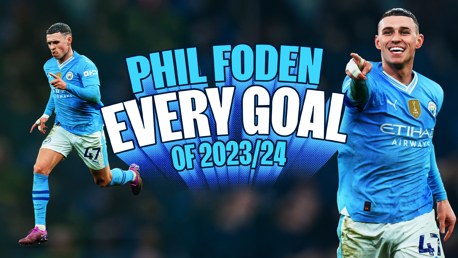 ASSISTA: Todos os gols de Phil Foden em 2023/24