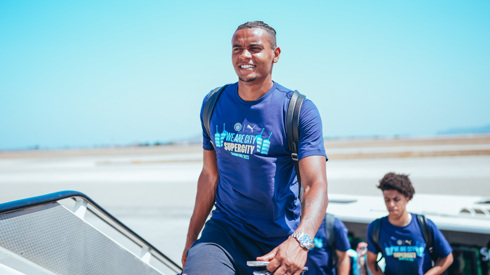 MAGIC MANU : Manuel Akanji prepares for the journey back to Manchester