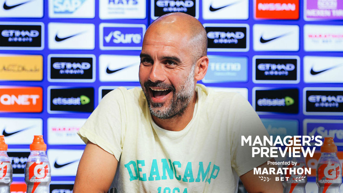 PREVIEW: Pep Guardiola speaks to the press ahead of our Premier League opener against Arsenal.