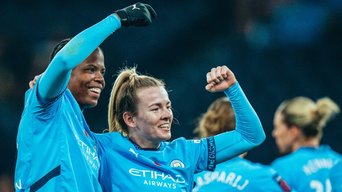 Shaw sets WSL hat-trick record in emphatic Etihad victory against Spurs