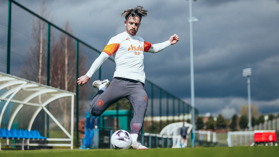 SUPER JACK : Grealish preparing to face his former club.