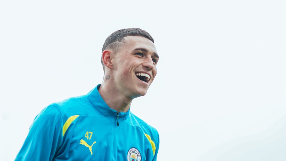 PHIL FODEN: Happy chappy 