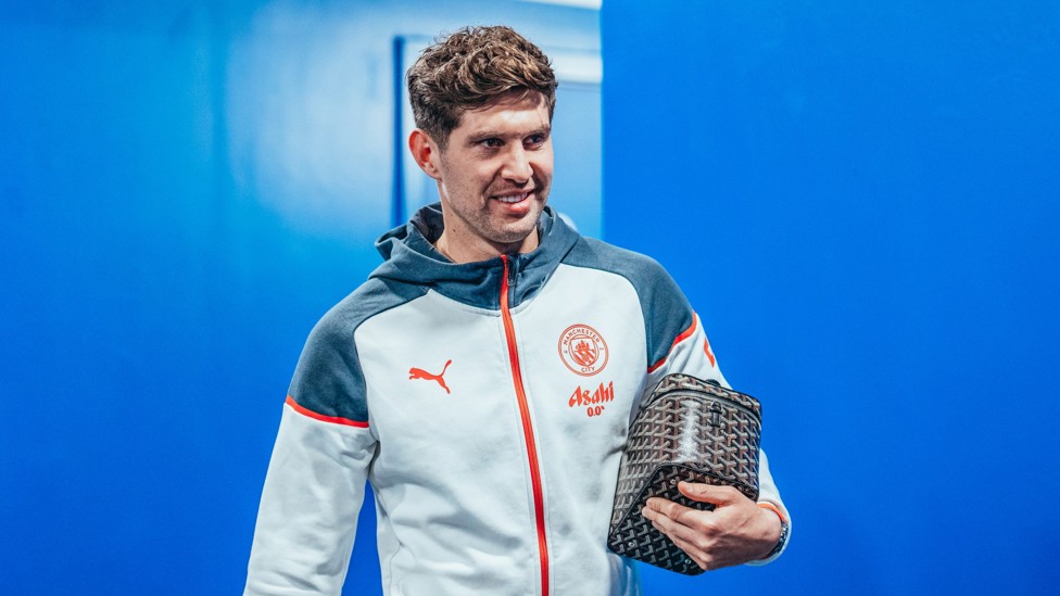 STEPPING STONES  : John Stones heads towards the dressing room.