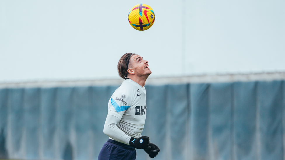 JACK THE LAD : Jack Grealish shows off his skills ahead of our weekend clash with Newcastle