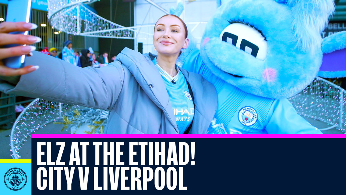 Watch: Elz at the Etihad!