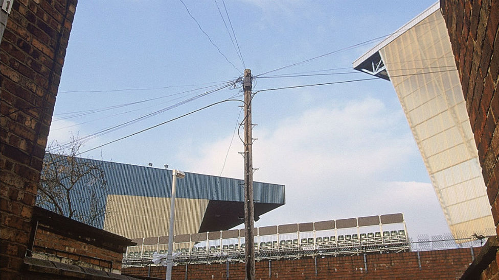 VIEWS : Maine Road in 2001.