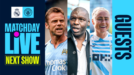 Real Madrid v City: Dickov, Houghton and Goater our Matchday Live guests