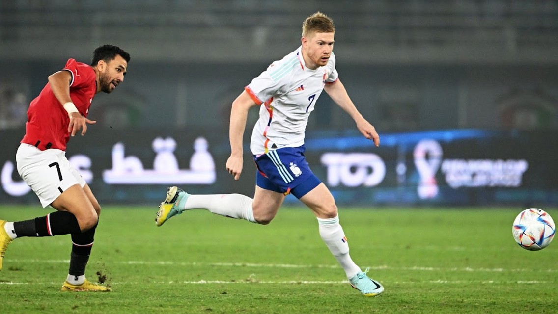 De Bruyne starts as Belgium lose out to Egypt