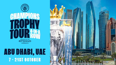 City's 4-In-A-Row Trophy Tour is heading to Abu Dhabi!