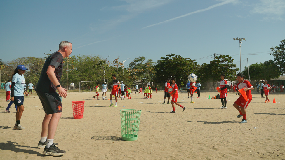 FOOTBALL FESTIVAL : The week of Young Leader training culminates in a community football festival 