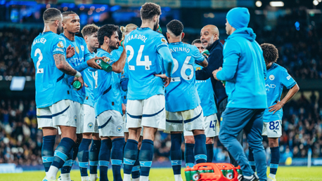 PEP TALK: Passing on instructions from the touchline.