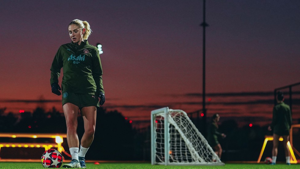 SKY'S THE LIMIT: Laura Coombs is framed by an atmospheric CFA backdrop.