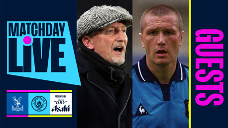 Crystal Palace v City: Holloway and Howey our Matchday Live guests
