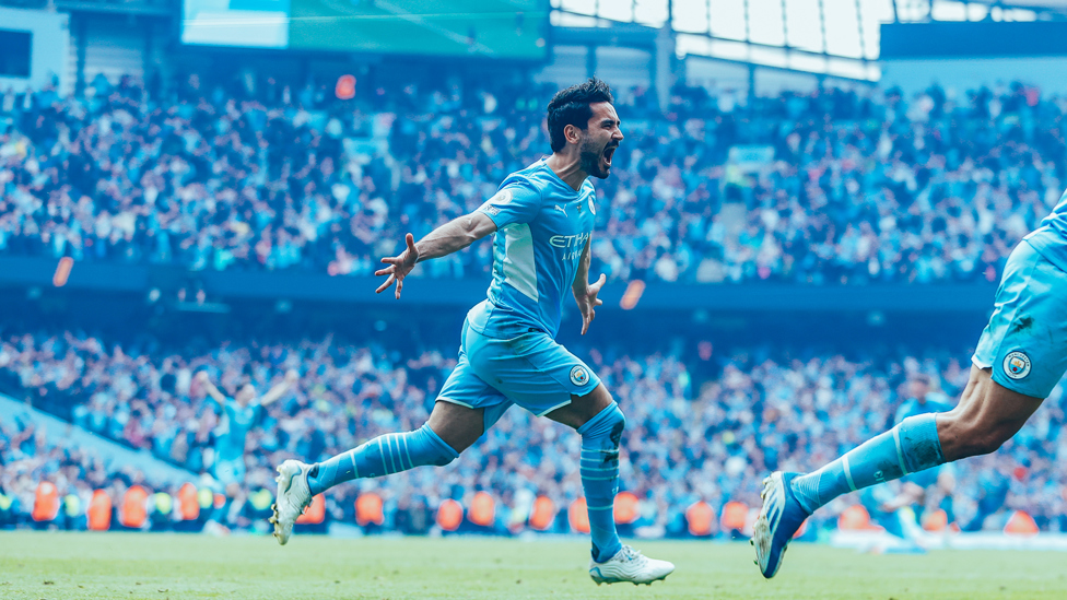 ICONIC  : Gundogan scores the winning goal in our epic 3-2 success over Aston Villa as we come from two goals down to win and claim the Premier League title.