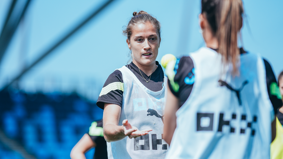 SWEDISH HOUSE MIDFIELDER : Filippa Angeldahl showcases her skills.