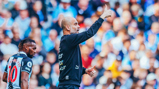 THUMBS UP: Seal of approval from Pep.