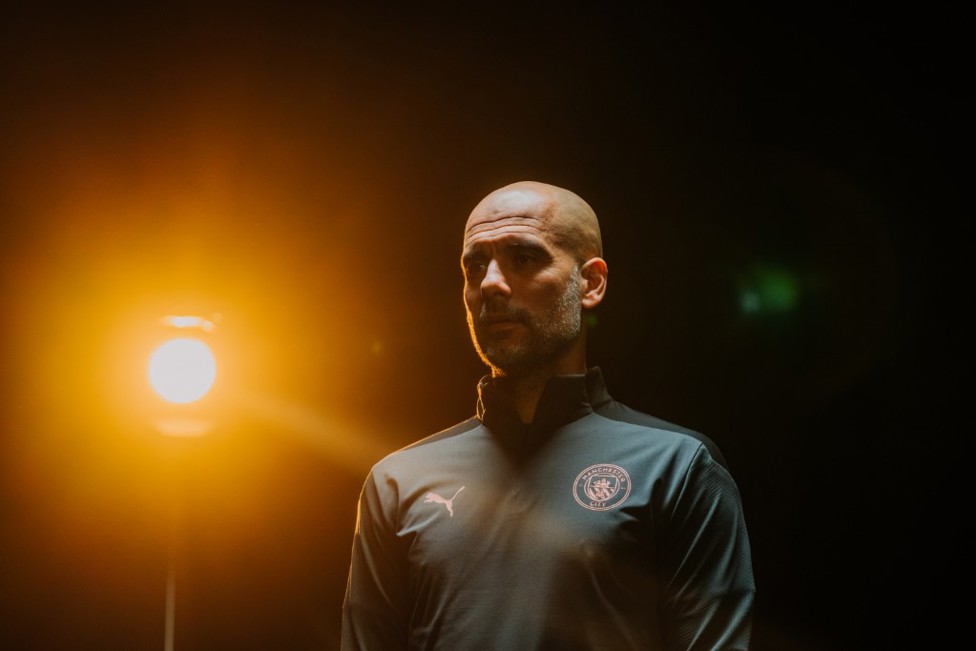 IN THE SPOTLIGHT : Pep models the accompanying training range.