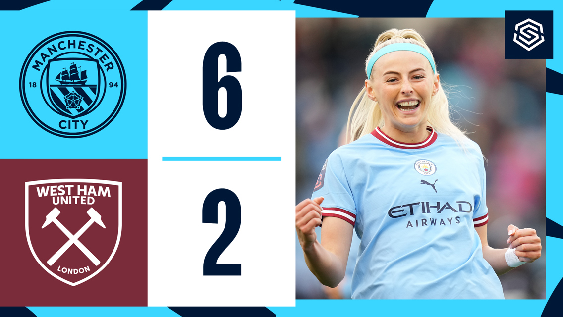 City 6-2 West Ham: Barclays WSL highlights