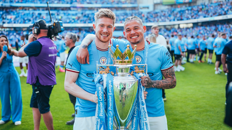 DYNAMIC DUO : Phillips and KDB enjoying the moment!