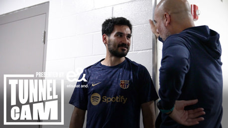 Barcelona Tunnel Cam: Gundogan reunion!