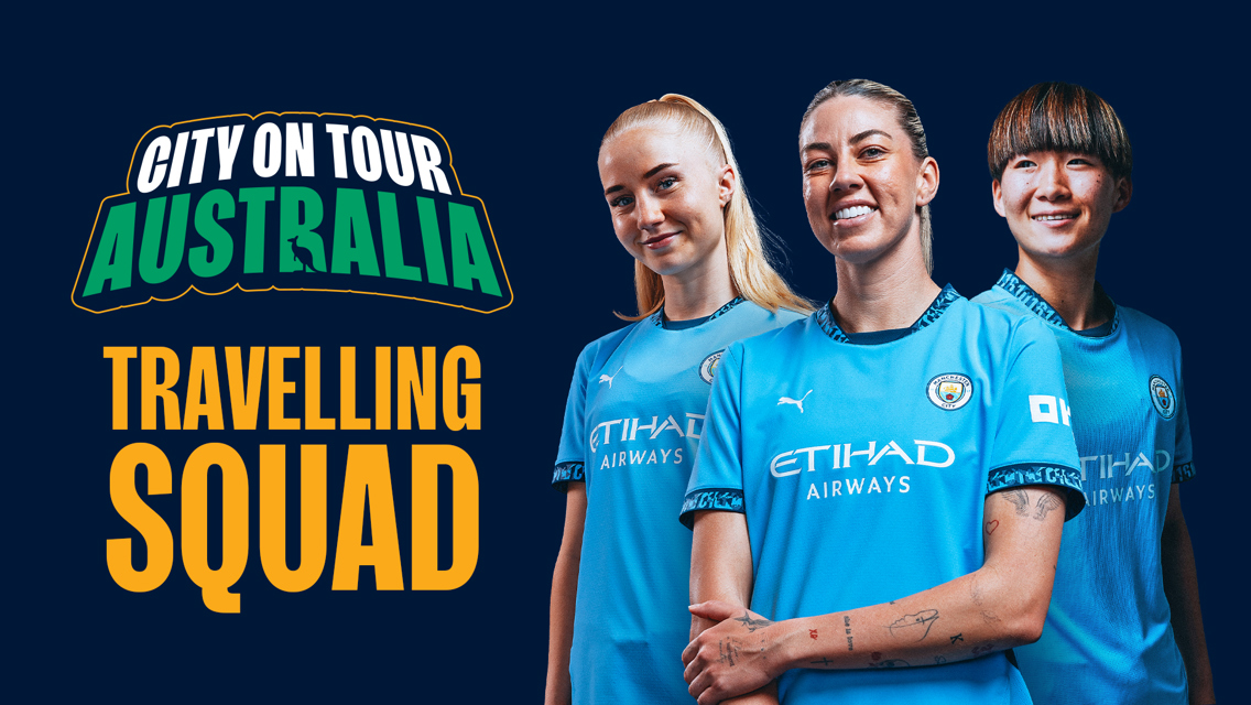 City in Australia: Travelling squad announced