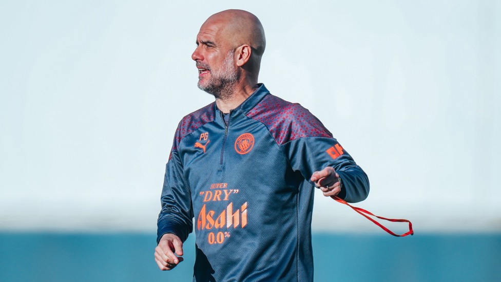PG TIPS : Pep Guardiola in charge of training