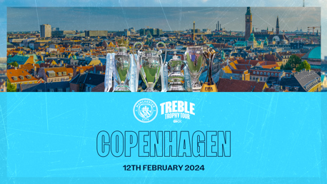 Treble Trophy Tour heads to Copenhagen 