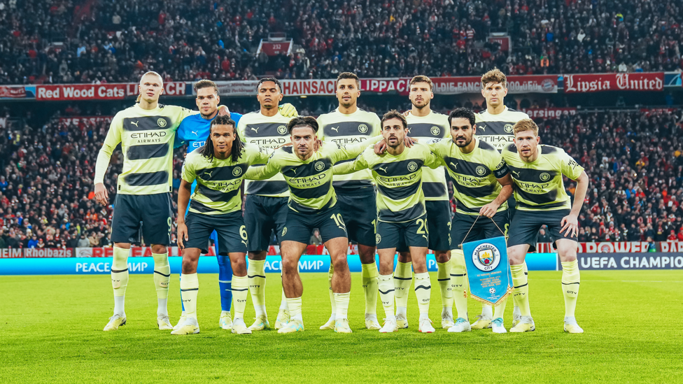 SQUAD GOALS : Ready to take on Bayern.