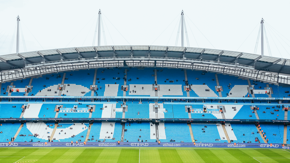 HOME : A big night ahead at the Etihad...