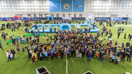 Record turnout for Man City Kids Fanzone!