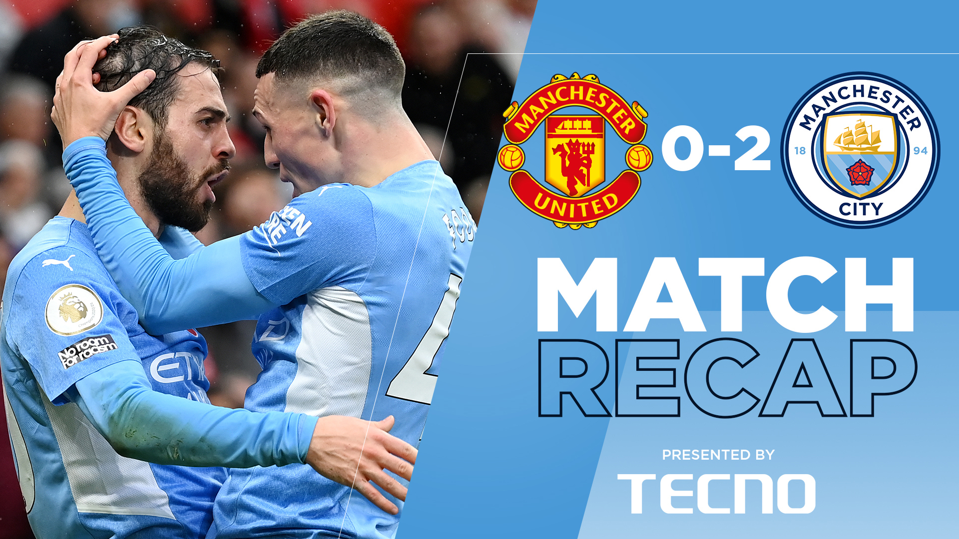  Match Recap: United 0-2 City