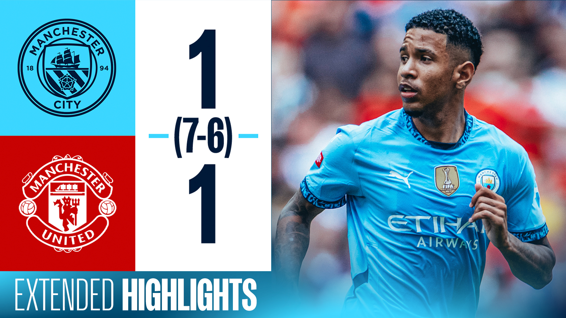 Extended highlights City 11 Manchester United (76p) 2024 Community